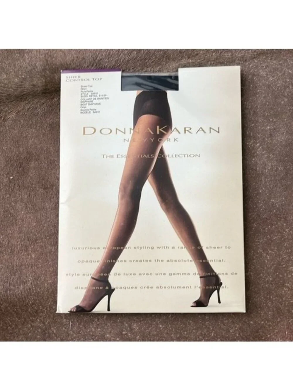 Donna Karan DKNY The Essentials Sheer Toe Control Top Tights Pantyhose